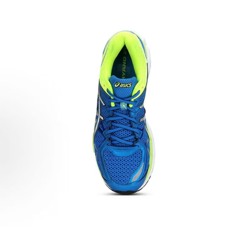 Gel-Kayano 21 Blue Lime - Top View Single Shoe