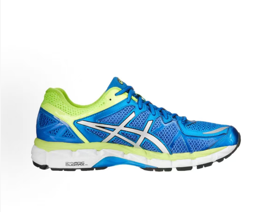 Gel-Kayano 21 Blue Lime - Left Side View