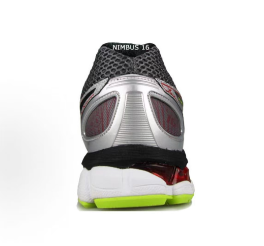Gel-Nimbus 16 Silver Red Lime - Rear View