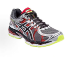 Gel-Nimbus 16 Silver Red Lime - Front Angled View