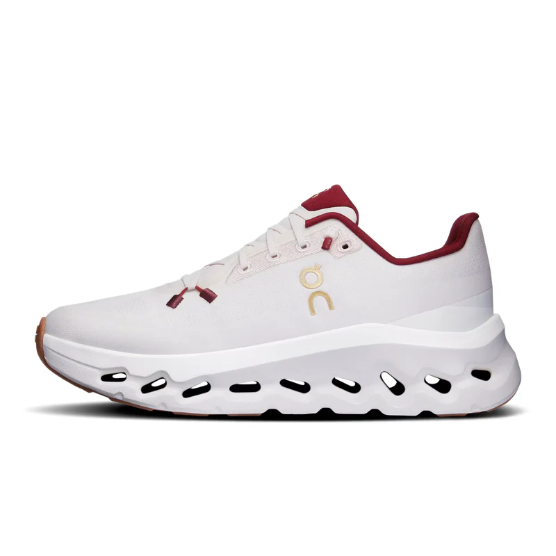 Cloudmonster White Burgundy